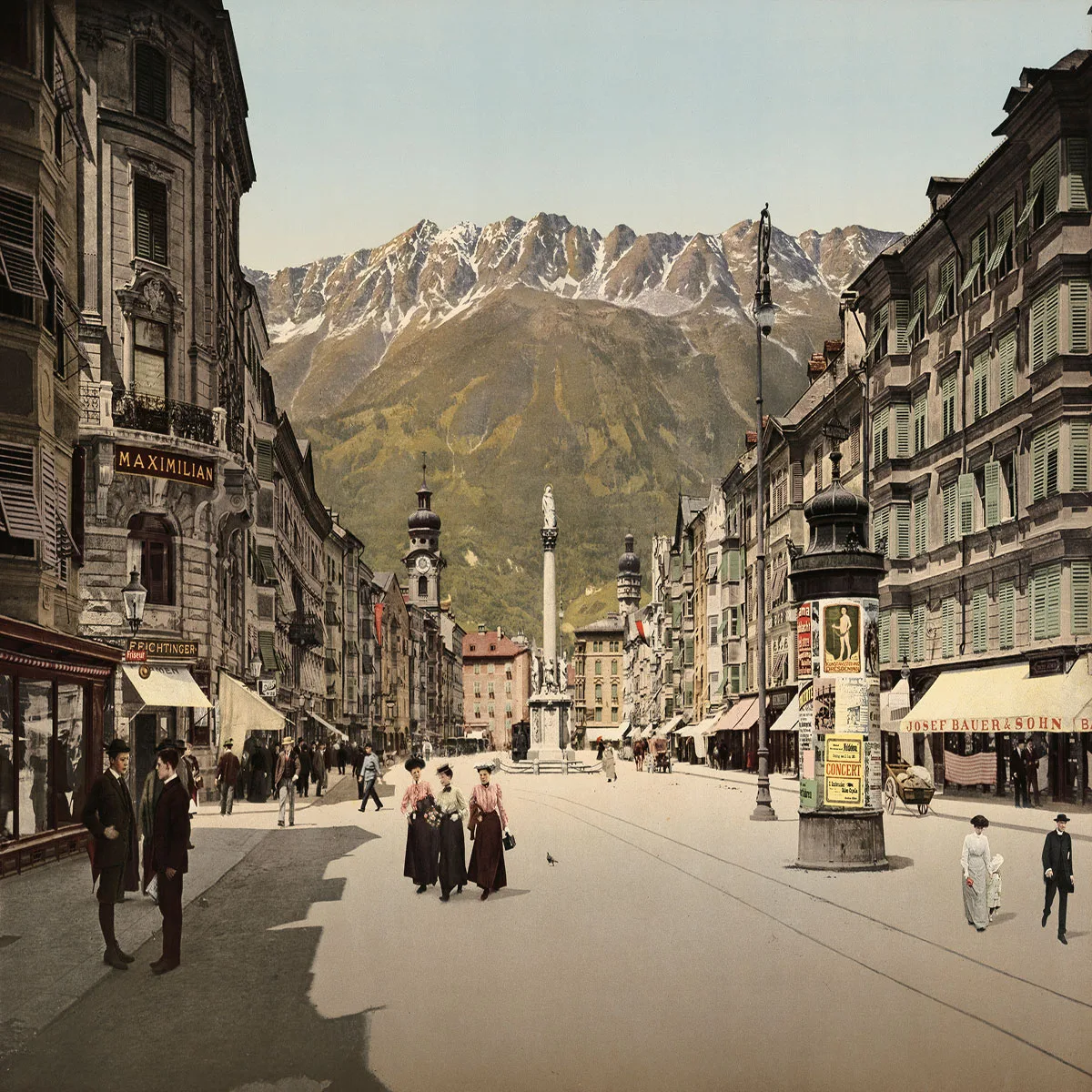 Stadtansicht von Innsbruck.