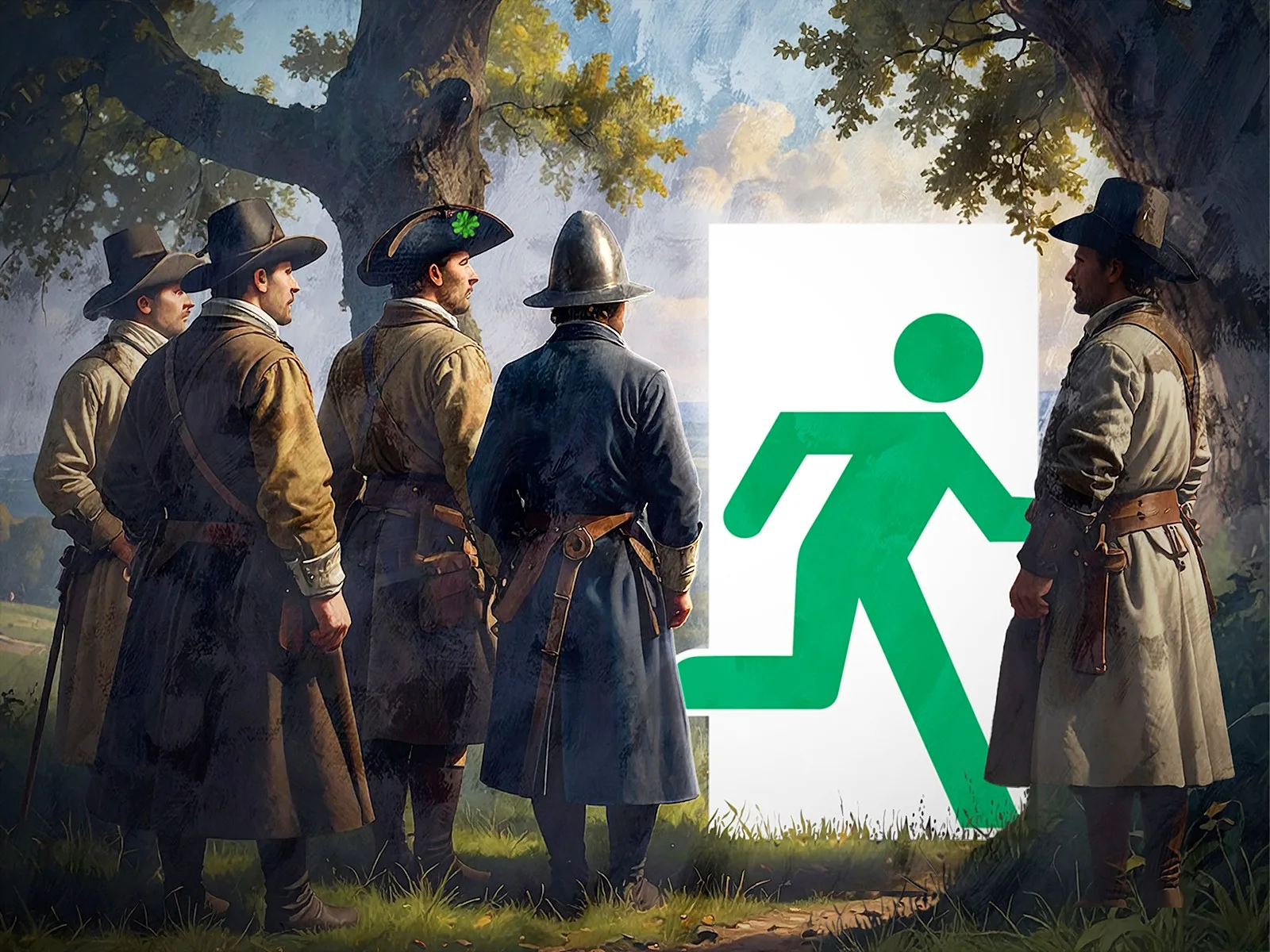 Die Flucht der Grafen hatte weitreichende Folgen für Irland. Illustration von Marco Heer.