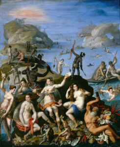 Jacopo Zucchi’s allegory of the discovery of America, 1585.