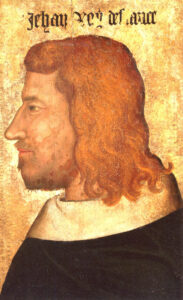 Im strengen Profil: Johann der II der Gute (Jean II le Bon), von 1350 bis 1364 König von Frankreich.