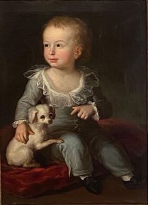 Gemälde von Johann Ludwig Burckhardt als zweijähriges Kind von Anton Graff