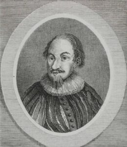 Johann von Roll, avoyer de Soleure à cette période, était le père de Philipp. Gravure sur cuivre datant du début du XVIIIe siècle.