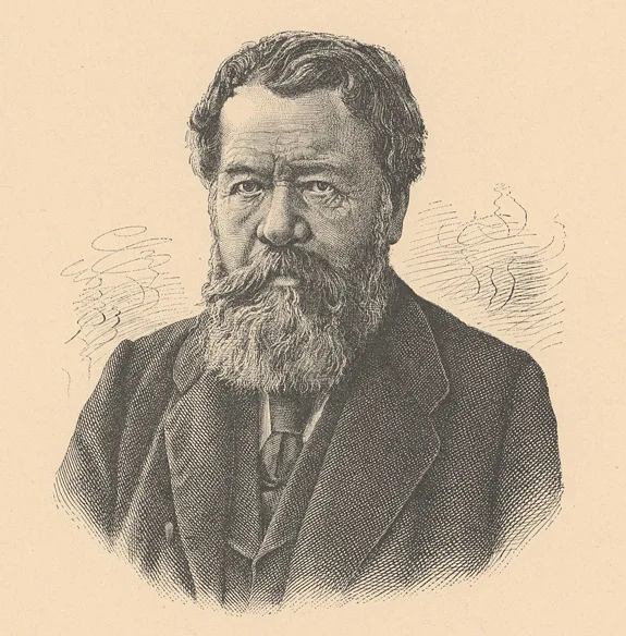 Porträt von Johannes Badrutt.