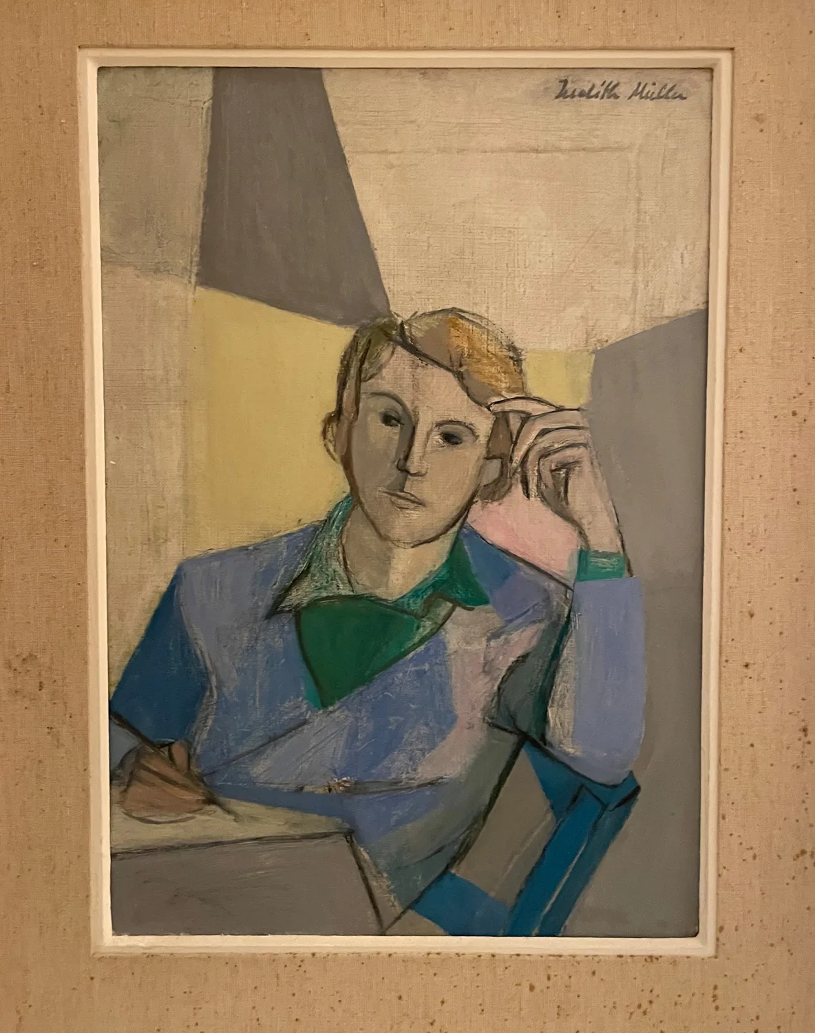 Das Bild «Le Poète» stellte Judith Müller an der zweiten Schweizer Ausstellung für Frauenarbeit aus.