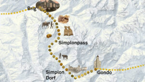 Le col du Simplon, source de l’éclatante réussite de Gaspard Stockalper.