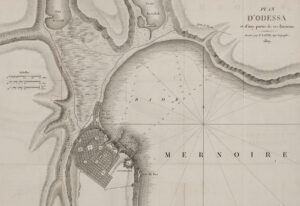 Carte d’Odessa et de ses environs, en 1809.