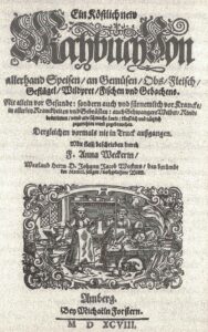 This book dating from 1597 made her a pioneer: it was written by Anna Wecker from Basel, reprinted in 1977.