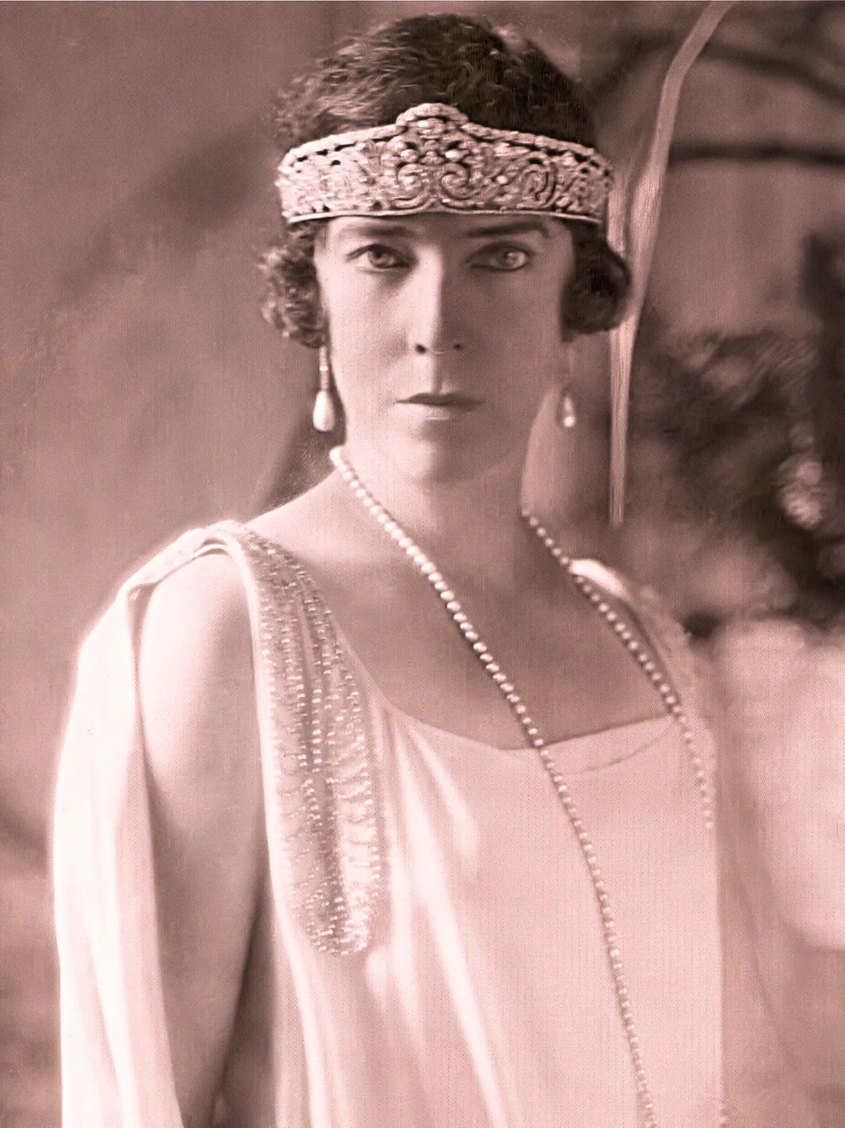 Königin Elisabeth von Belgien, um 1920.