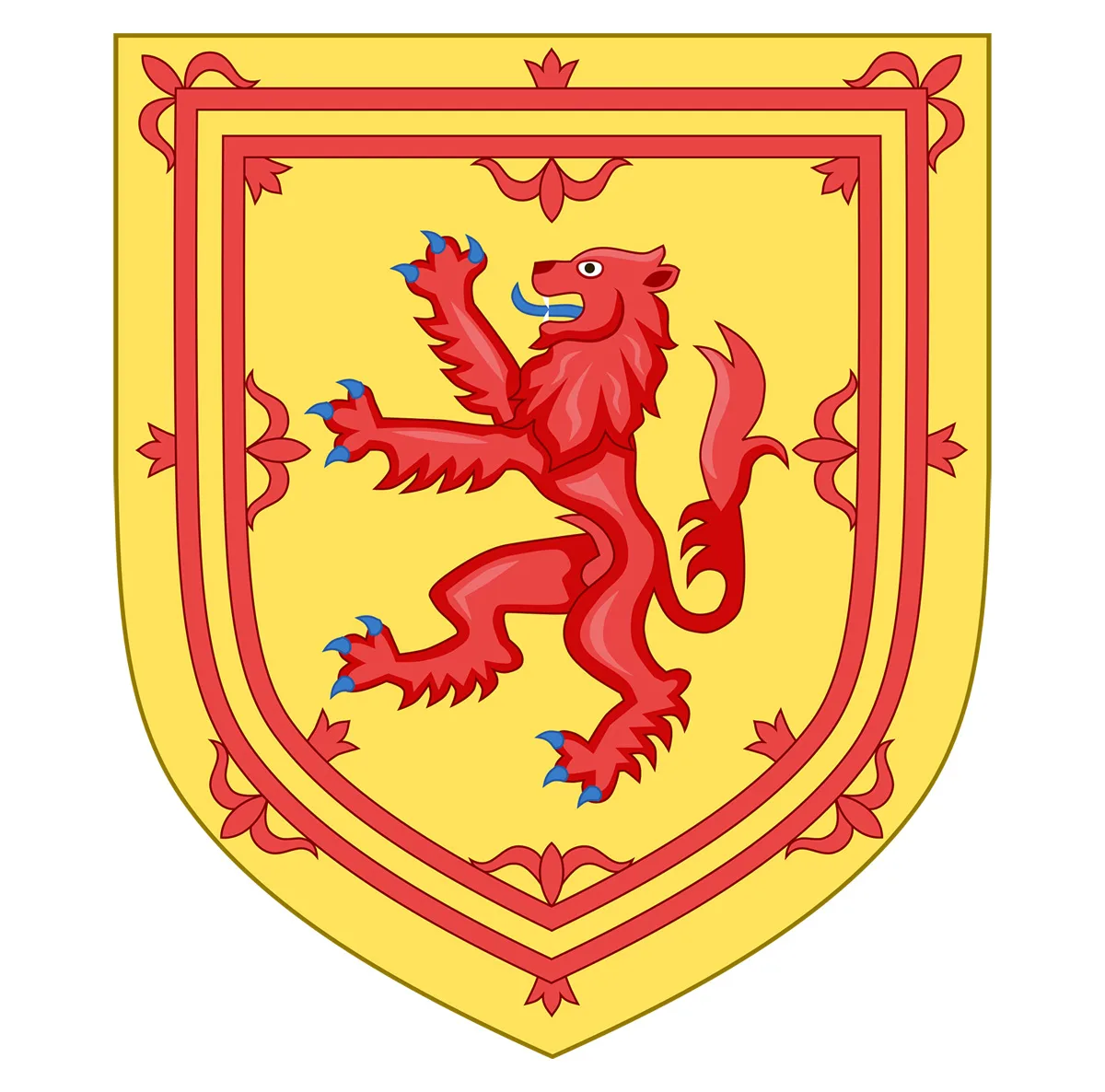 Königliches Wappen von Schottland bis 1603.