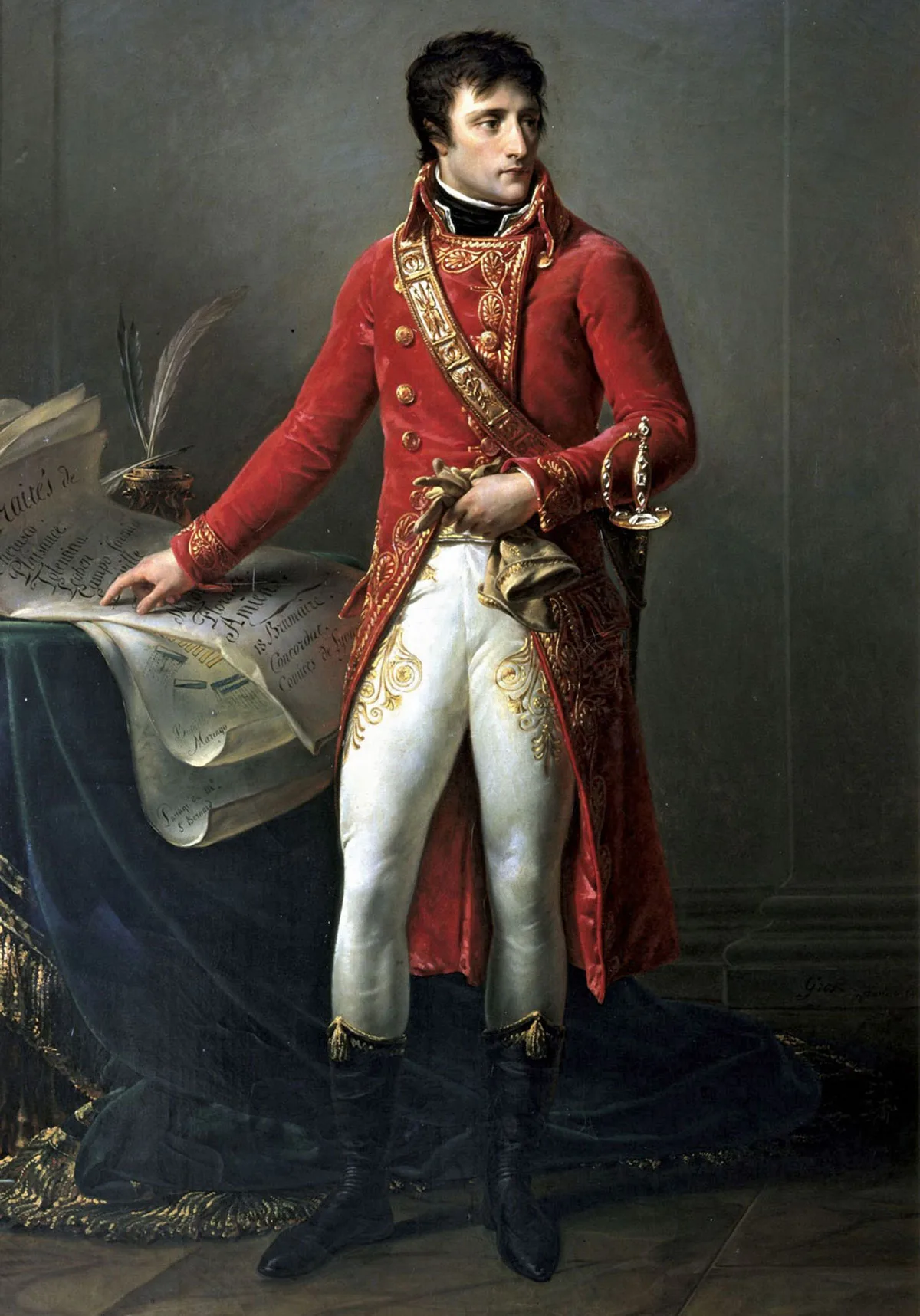 Bonaparte, erster Konsul, Gemälde von Antoine-Jean Gros, 1802.