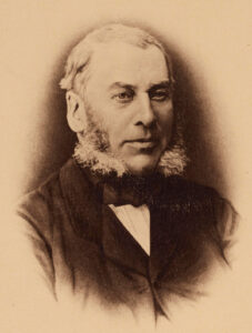 Portrait of Benedikt La Roche, around 1860.