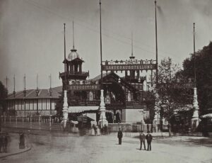 Winterthur’s old station building had to permanently make way for the Swiss national exhibition in Zurich in the 1880s.