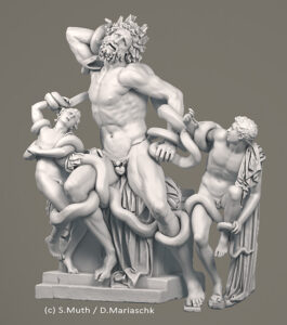 Proposal for a digital reconstruction of the Laocoon group.