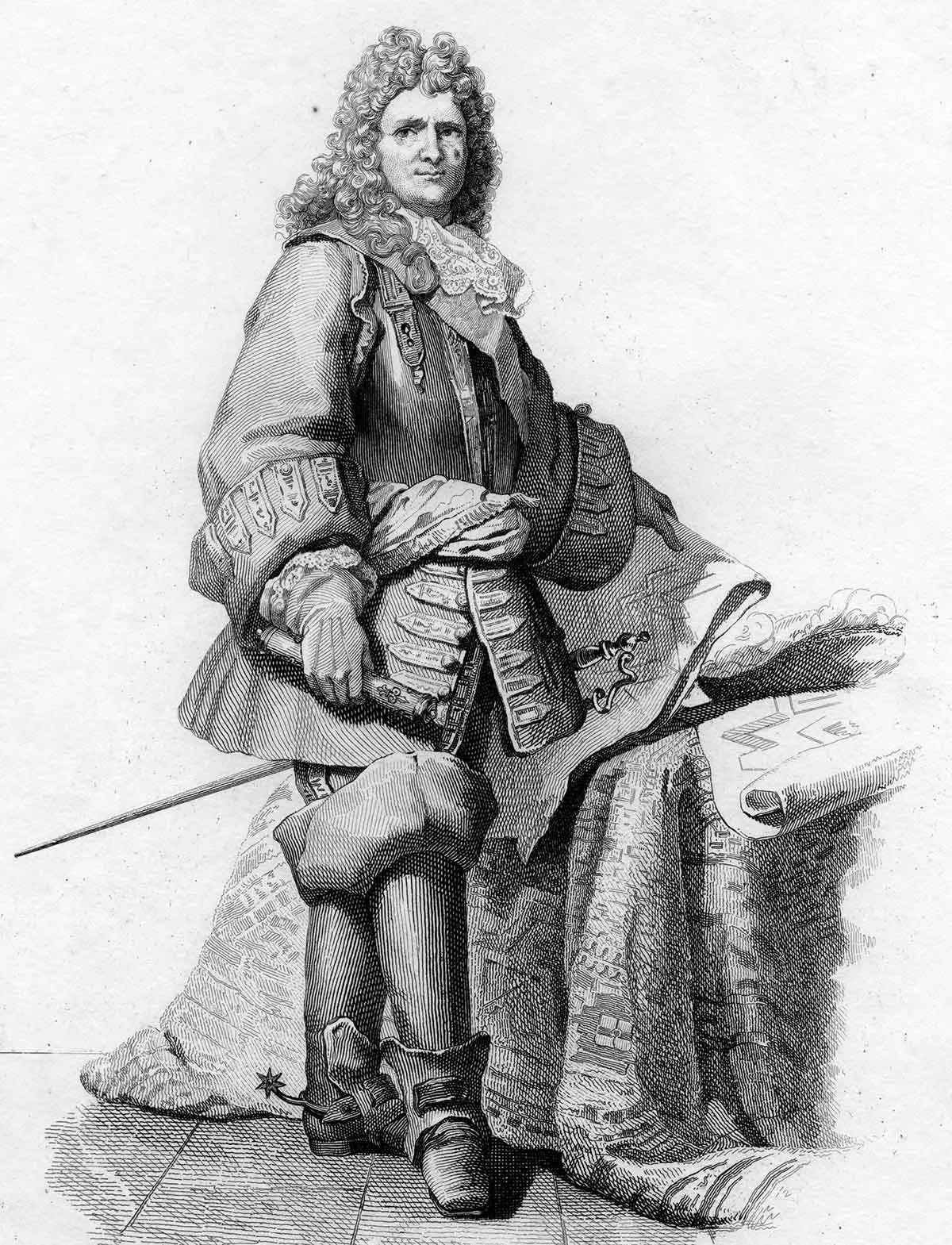 Porträt von Sébastien Le Prestre de Vauban.