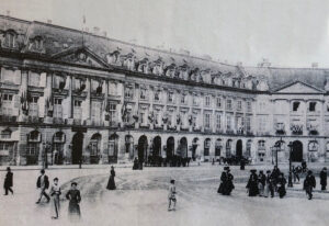 Hotel Ritz in Paris, um 1900.