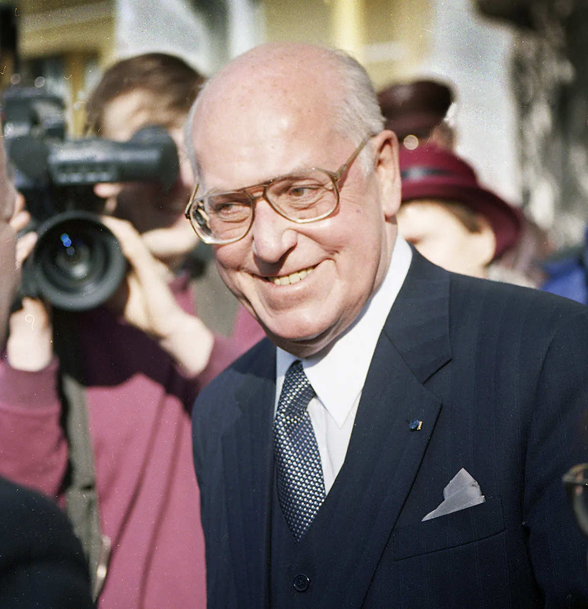 Der erste Estnische Staatspräsident Lennart Meri (1929-2006) im Jahr 1999.