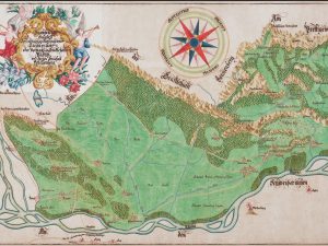 Map of the Principality of Liechtenstein, Johann Jacob Heber, 1721