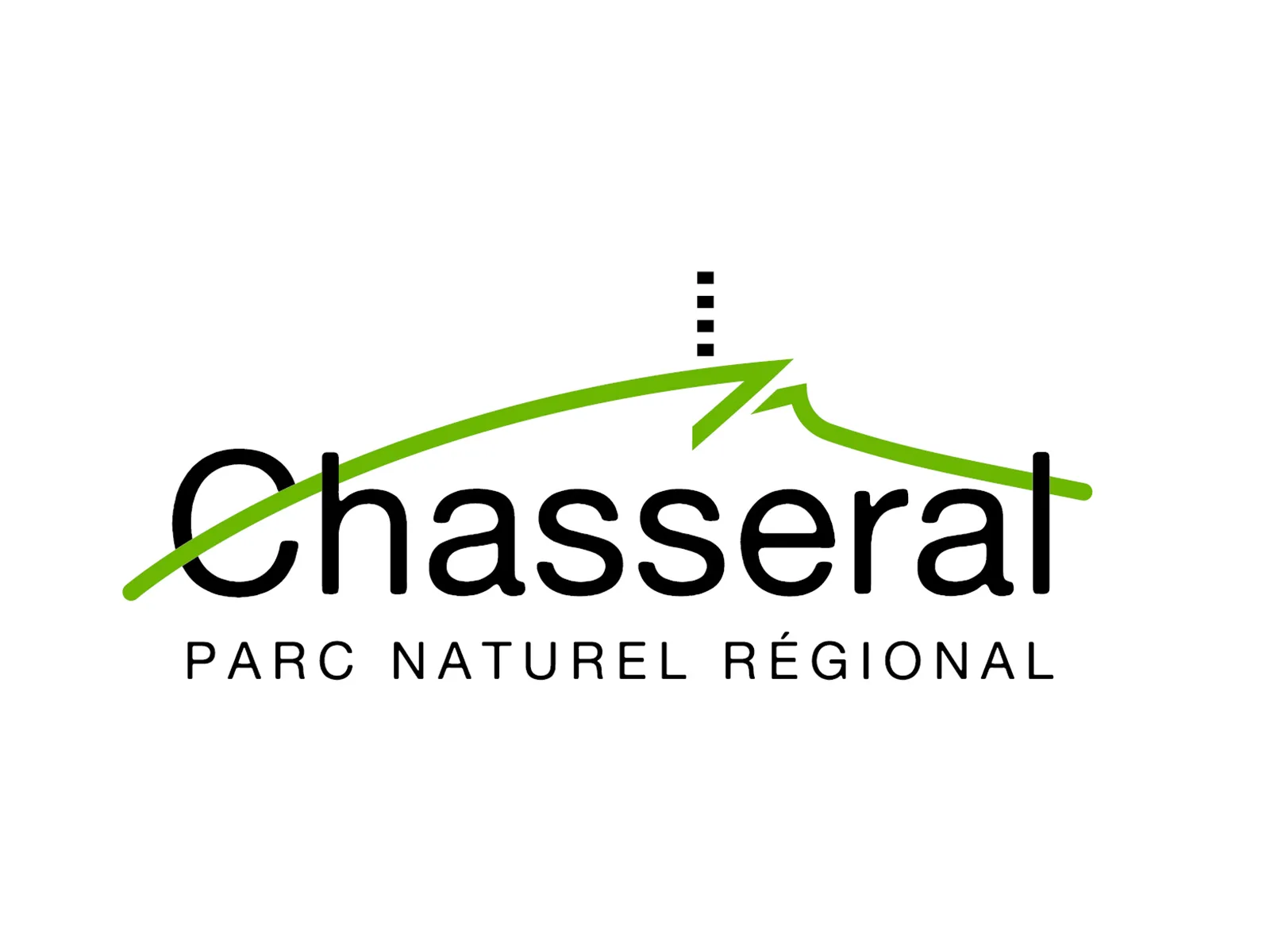 Ein technischer Bau als Symbol für die Natur: Heute haben sich 21 Gemeinden zum regionalen Naturpark Chasseral zusammengeschlossen. Im Regionalpark-Logo ist der Sendeturm in abstrahierter Form präsent.