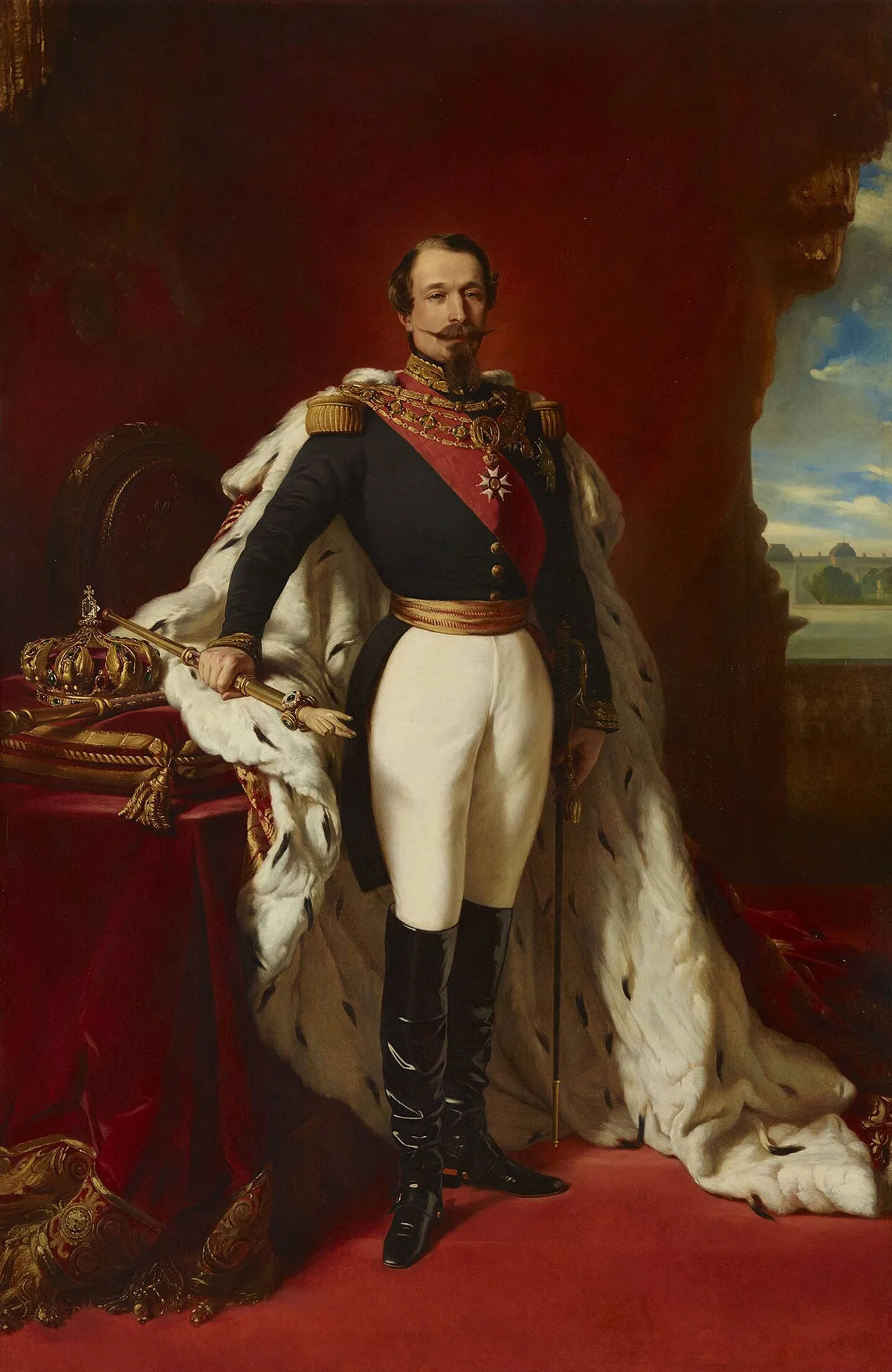 Louis-Napoleon als Kaiser Napoleon III. Gemälde von Franz Xaver Winterhalter.