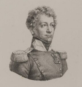 Formal portrait of Philippe de Maillardoz, 1821.