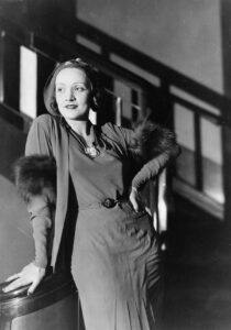 Marlene Dietrich in a photo from the 1920s.