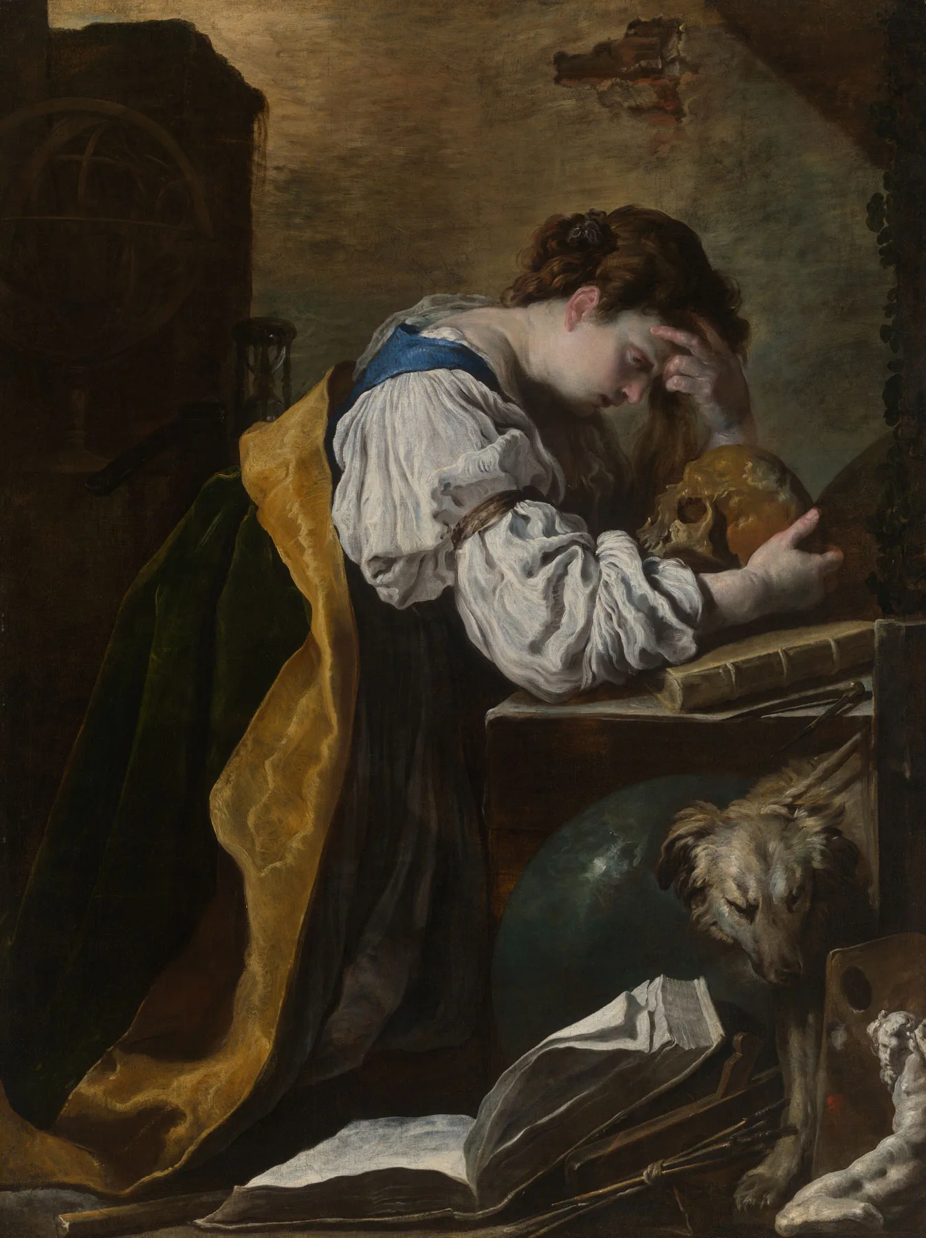 «Melancholie», gemalt von Domenico Fetti, um 1615.