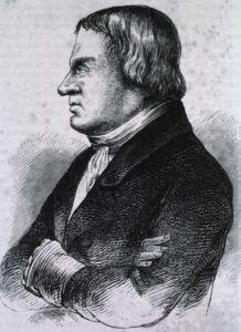 Portrait of Friedrich Anton Mesmer.