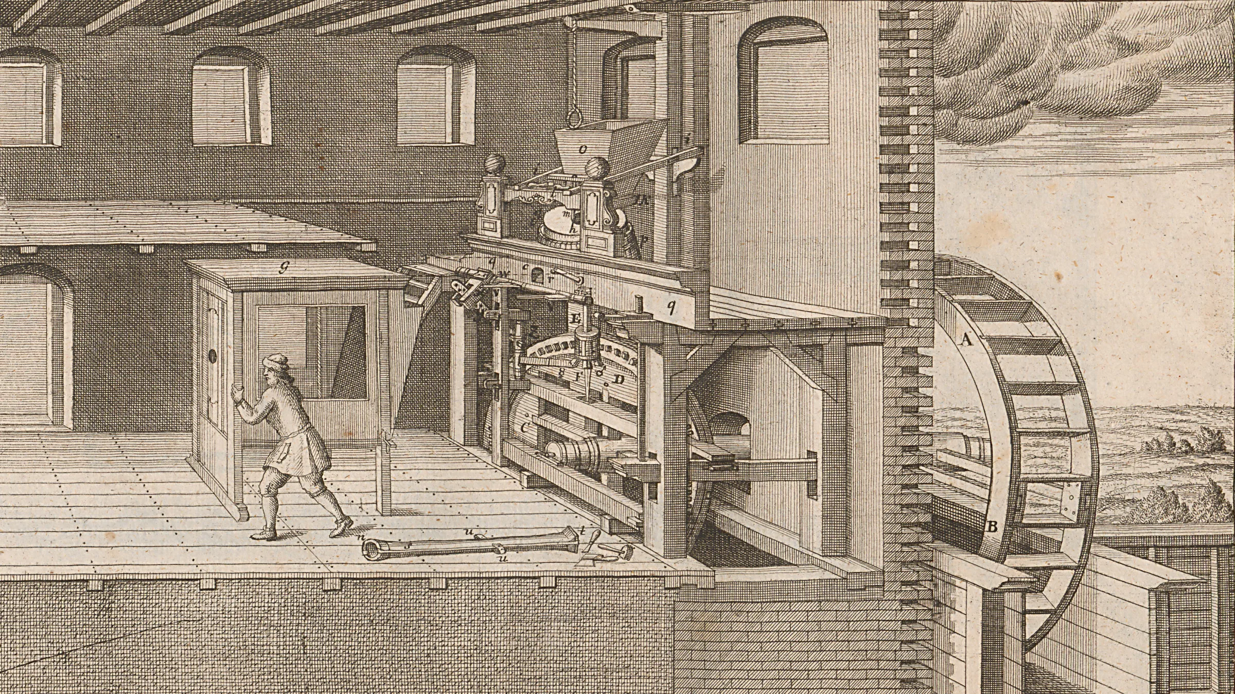 Das Werk Theatrum machinarum molarium, oder Schau-Platz der Mühlen-Bau-Kunst aus dem Jahr 1735 erläuterte und illustrierte verschiedene Mühlentypen. In den unteriridischen Mühlen von Col-des-Roches gab es neben einer Getreide- auch eine Ölmühle zur Herstellung von Öl aus Nüssen sowie eine Dreschmühle zum Quetschen von Hanf und Flachs oder Obst.