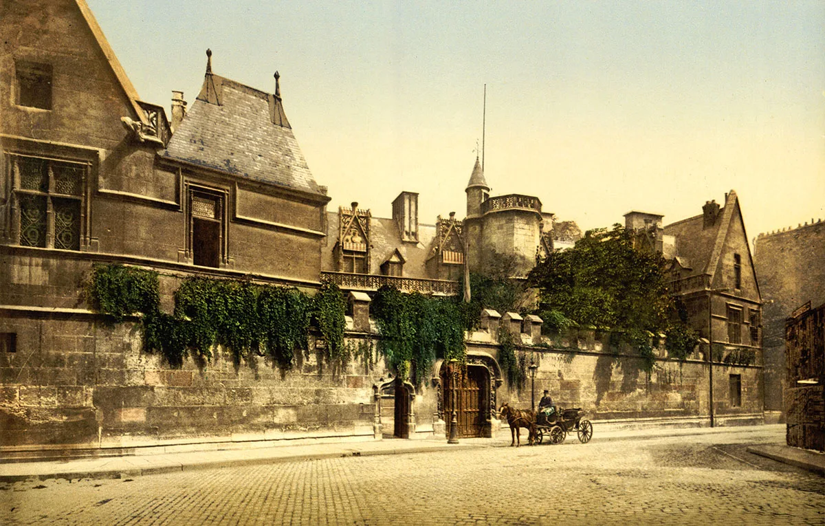 Das Musée de Cluny, fotografiert um 1890.