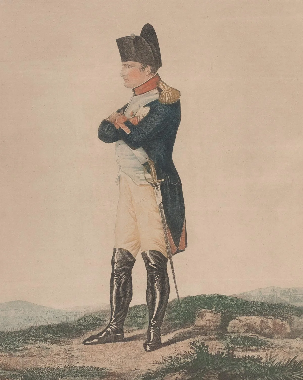 Radierung von Napoleon Buonaparte, 1807.