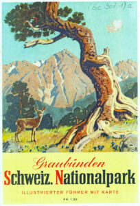 The illustrated guide dating from 1942 was intended to be “our companion on long winter evenings when we dream of hiking”, encouraging and nurturing a love of nature among the Swiss public.