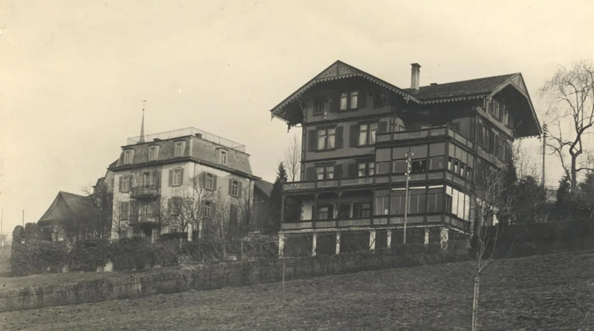 Hier verbrachte der Hotelkönig seine letzten Jahren: in der Nervenklinik an der Grepperstrasse 22 in Küssnacht am Rigi.