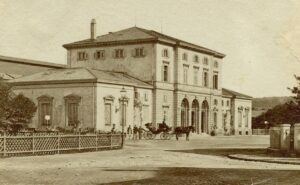 Bahnhof von Winterthur, um 1870.