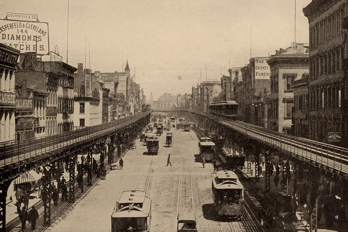 Fotografie von New York, 1912.