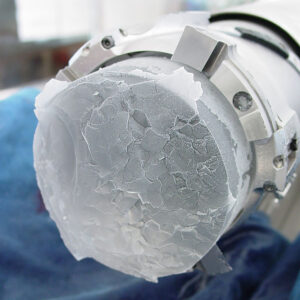 Ice core from the Oeschger Centre for Climate Change Research (OCCR), 2006.
