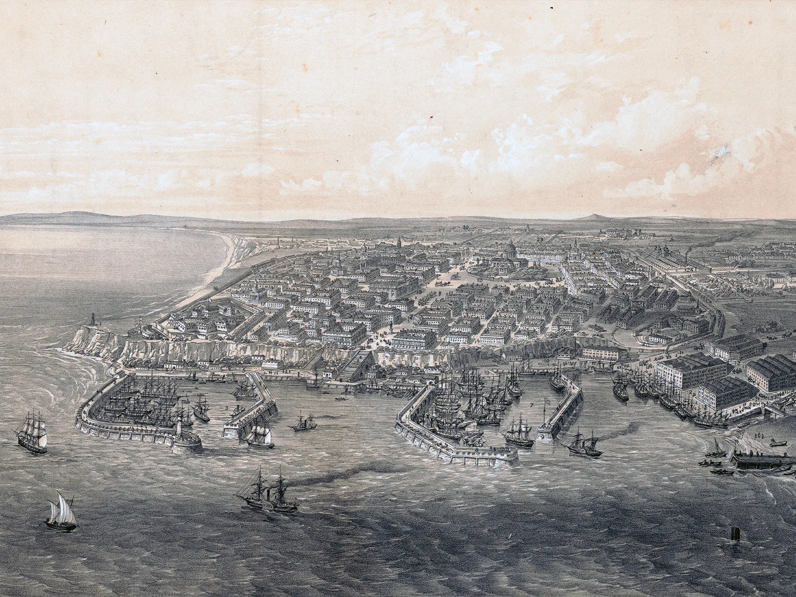 Odesa um 1850.