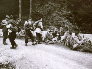 Des partisans de la Divisione Piave dans la vallée de Cannobina en octobre 1944.