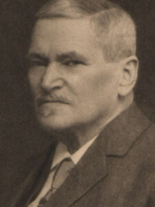 Porträt von Paul Sarasin, um 1920.