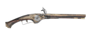 Wheellock pistol made by gunsmith Felix Werder from Zurich, circa. 1640.