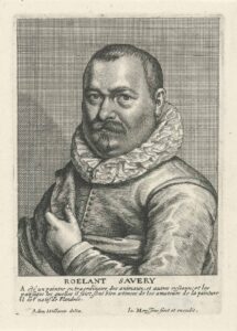 Porträt von Roelant Savery, 1662.