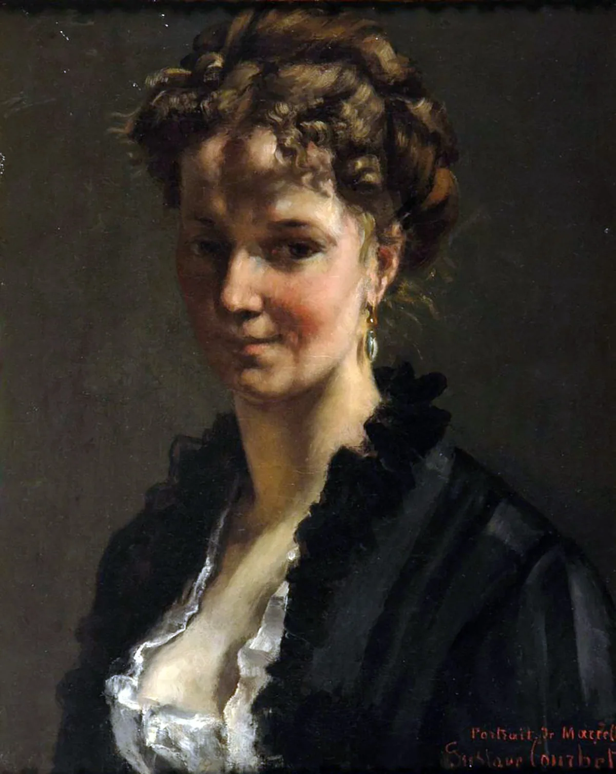 Portrait von Adèle d’Affry, gemalt von Gustave Courbet, 1870.