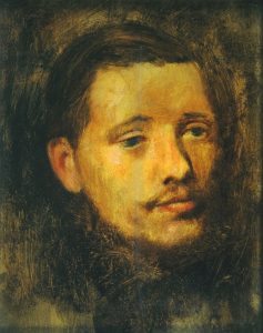 Achille Degas, gemalt von seinem Bruder, 1864.