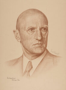 He helped repatriate Zwyssig’s remains: Federal Councillor Philipp Etter from Zug, 1943.