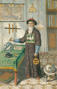 À la cour de l’empereur de Chine, le jésuite Johann Adam Schall s’occupait notamment d’astronomie. Il a traduit le livre d’Agricola en chinois.