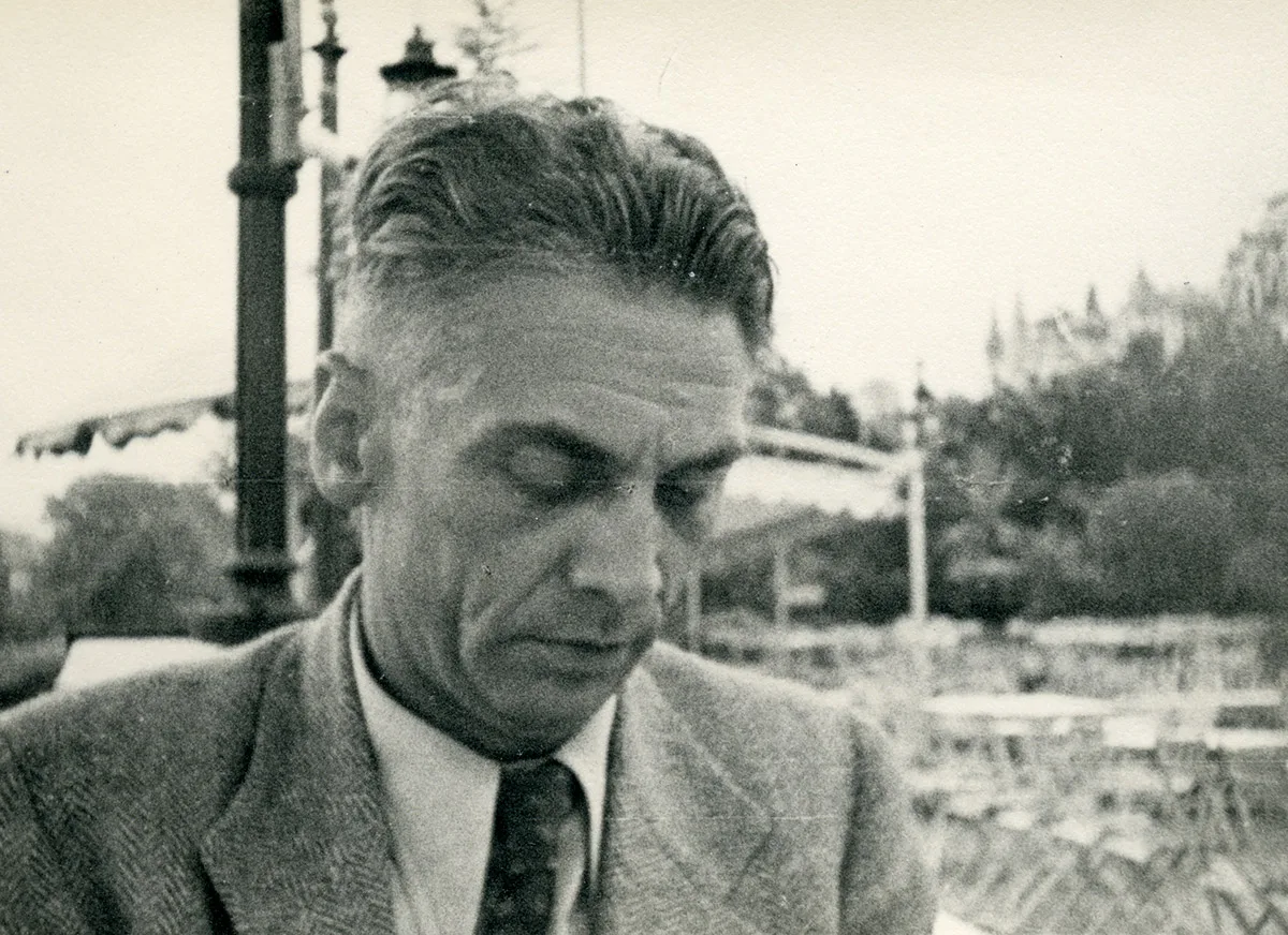 Mit Karl Hofmaier hatte Marcel Beck «das Heu nicht auf der gleichen Bühne». Das Bild wurde 1945 gemacht.