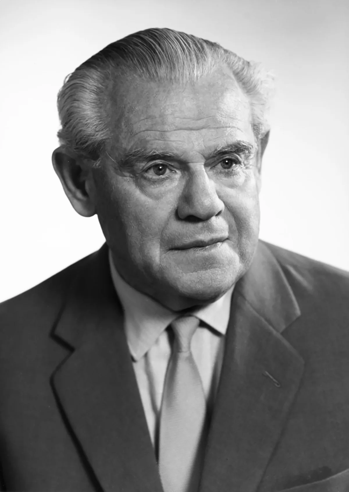 Max Husmann auf einem Porträt aus den 1950er-Jahren.