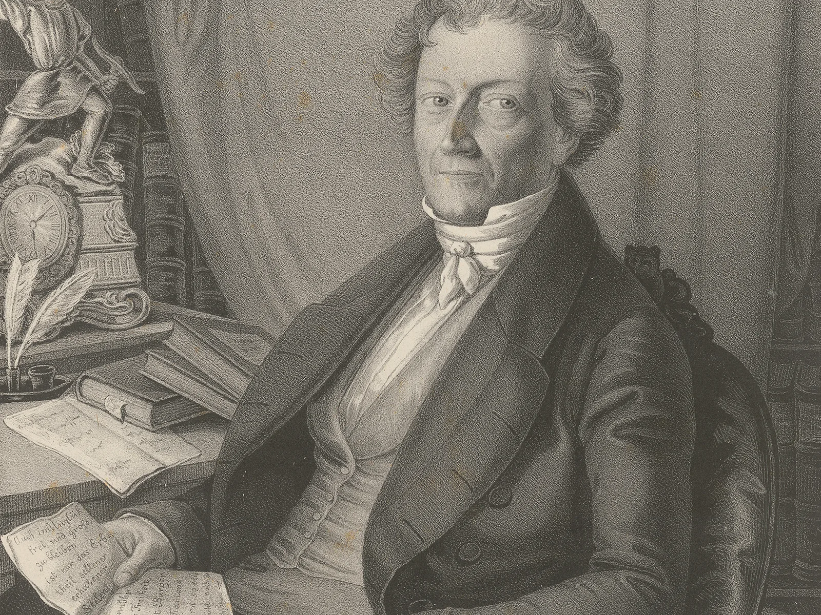 Porträt von Dr. Jakob Robert Steiger, um 1845.