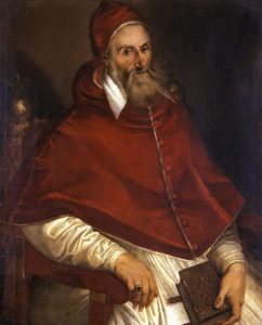 Porträt von Papst Gregor XIII, zwischen 1586 und 1592.