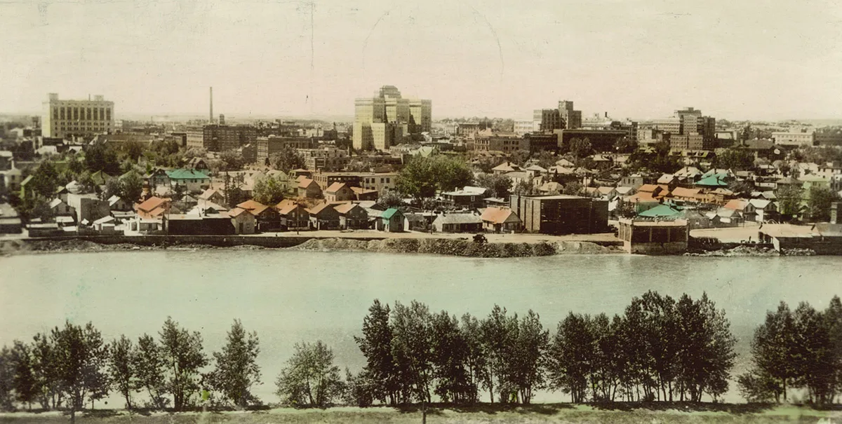 Postkarte von Calgary von 1947.