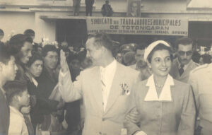 Jacobo Arbenz und seine Frau Maria Vilanova Kreitz, um 1945.